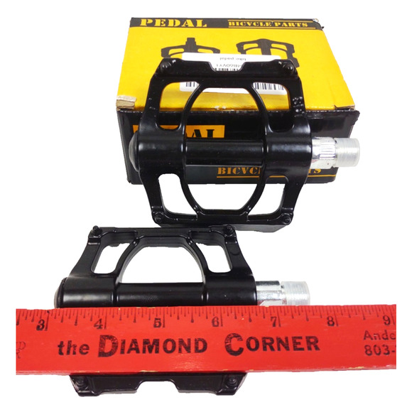 Aluminum Alloy Bike Pedal Cycling Flat Pedals Bike Platform 9/16" BMX Part Unive - Picture 4 of 9